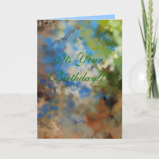 Birthday Greeting Card-Large Card