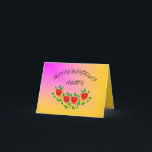 Birthday greeting card : Sister<br><div class="desc">Computer Graphic Design :
   Illustration :  Perennial Flower</div>