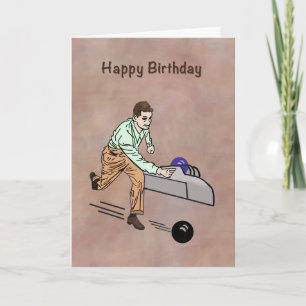 Birthday Greeting for Golfer, Customisable Card