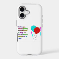Birthday Greeting Quote iPhone SE + 5/5S Case