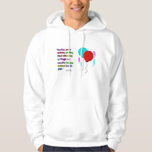 Birthday Greeting Quote Men's Pullover Hoodie