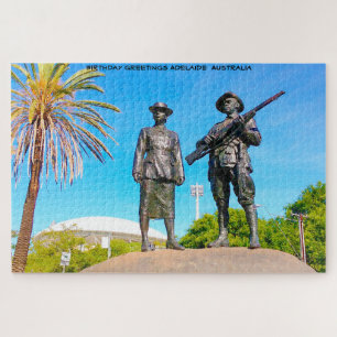Birthday Greetings Adelaide Australia Jigsaw Puzzle