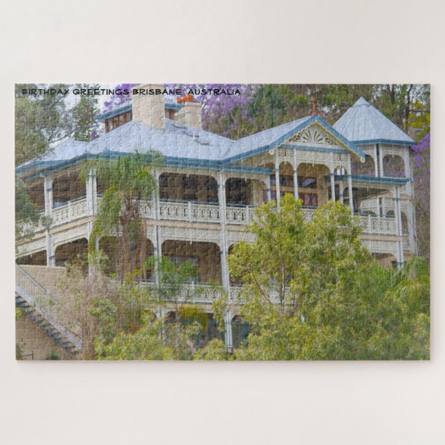 Birthday Greetings Brisbane Australia Jigsaw Puzzle (Horizontal)
