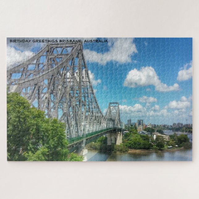 Birthday Greetings Brisbane Australia Jigsaw Puzzle (Horizontal)