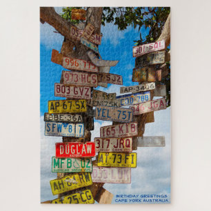 Birthday Greetings Cape York Australia Jigsaw Puzzle