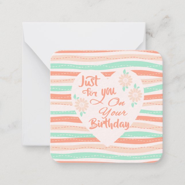 Birthday Greetings! Card (Front)