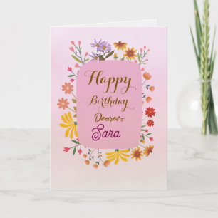 Birthday Greetings Card 