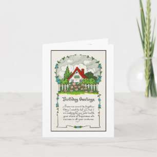 Birthday Greetings from a Distance Card