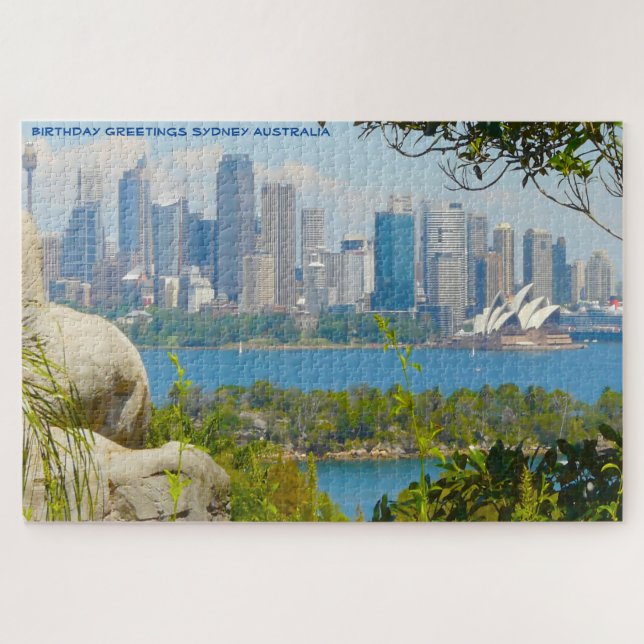 Birthday Greetings from Sydney Jigsaw Puzzle (Horizontal)