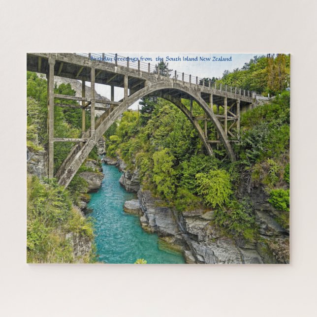 Birthday Greetings from  the South Island Jigsaw Puzzle (Horizontal)