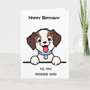BIRTHDAY GREETINGS "FROM YOUR DOGGIE" CARD