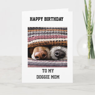 BIRTHDAY GREETINGS "FROM YOUR DOGGIE" CARD