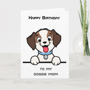 BIRTHDAY GREETINGS "FROM YOUR DOGGIE" CARD