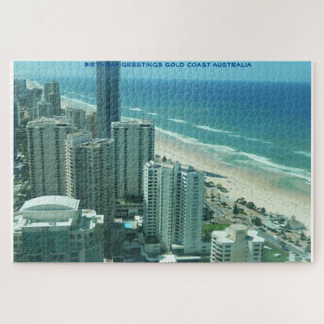 Birthday Greetings Gold Coast Australia Jigsaw Puzzle (Horizontal)