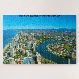 Birthday Greetings Gold Coast Queensland Australia Jigsaw Puzzle