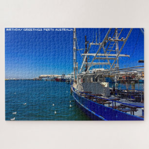 Birthday Greetings Perth Australia Jigsaw Puzzle