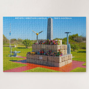 Birthday Greetings Perth Australia Jigsaw Puzzle