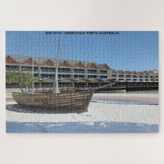 Birthday Greetings Perth Australia Jigsaw Puzzle (Horizontal)