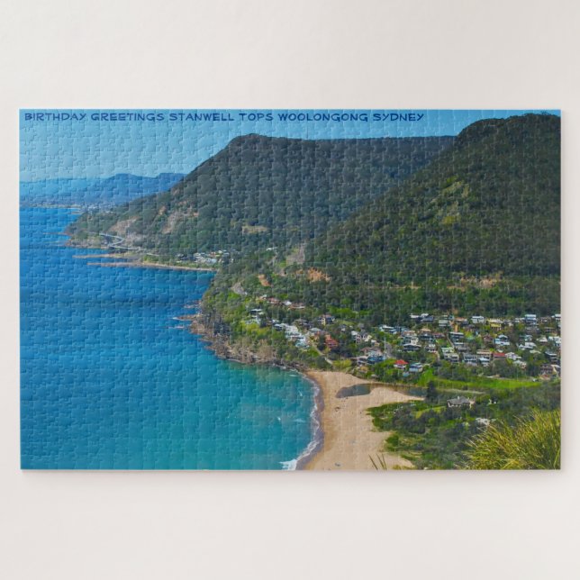 Birthday Greetings Stanwell Tops Woolongong Jigsaw Puzzle (Horizontal)