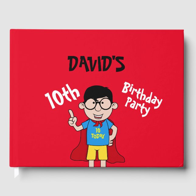 Birthday Guest Book (Front)