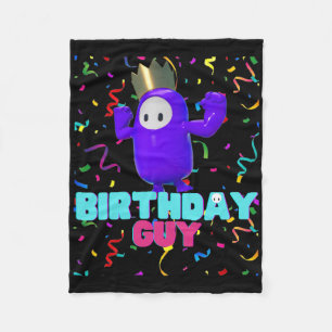 Birthday Guy Fun Popular Video Game Theme Birthday Fleece Blanket