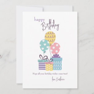 Birthday Happiness Greeting Card