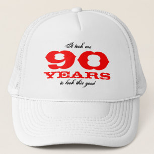 Birthday hat for 90 year old   Personalizable age