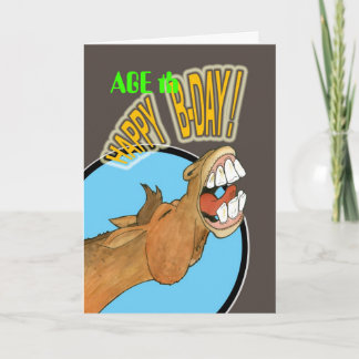 Birthday - Horse Card