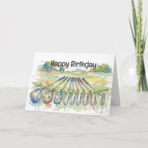 Birthday Humor Golf Golfing Quote Life Choices Holiday Card