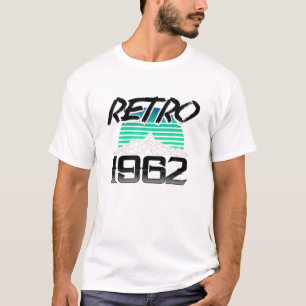 Birthday Humor Retro Born In 1962 60Th Birthday T-Shirt