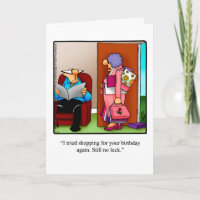 Birthday Humour Greeting Card For Him