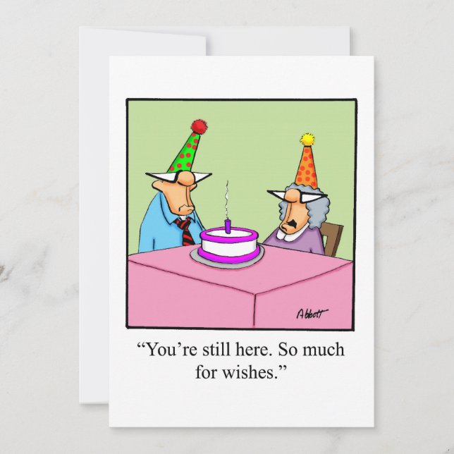 Birthday Humour Party Invitations "Spectickles" (Front)