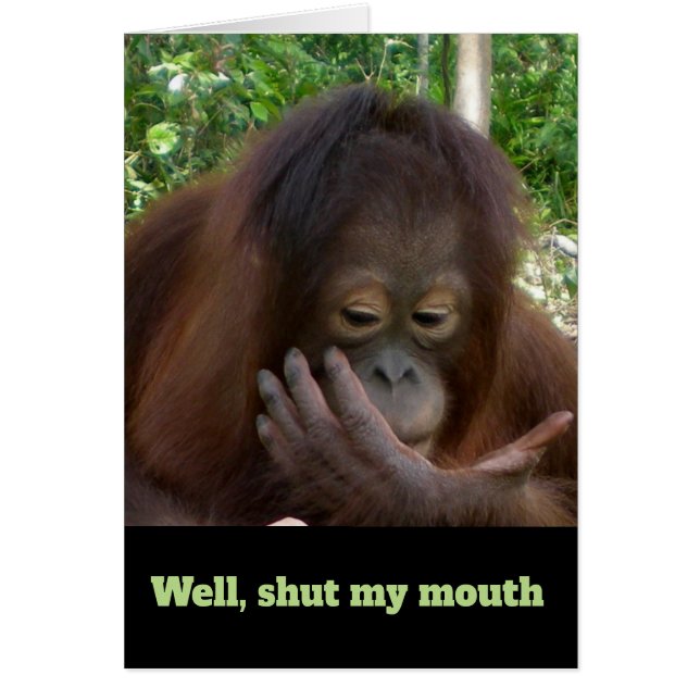 Birthday Humour Shut My Mouth (Front)