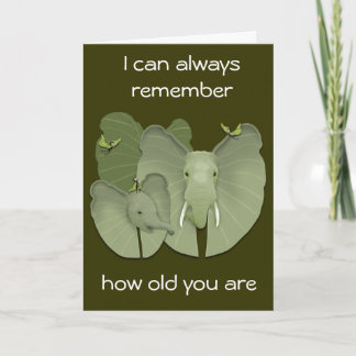 Birthday - Humourous Card