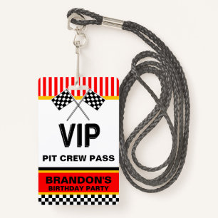birthday ID badge