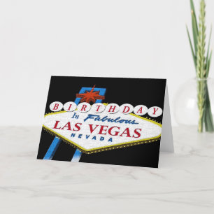 BIRTHDAY In Fabulous Las Vegas Card