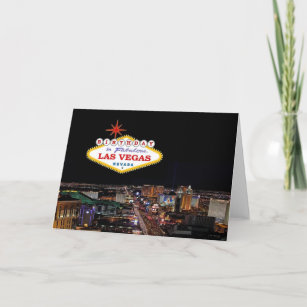 Birthday In Fabulous Las Vegas Card