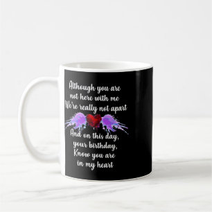 Birthday In Heaven Overdose Awareness Angelversary Coffee Mug