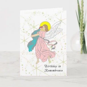 Birthday in Remembrance Card for Small Child