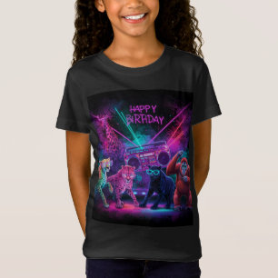  Birthday in the Jungle by Natasha Us   T-Shirt