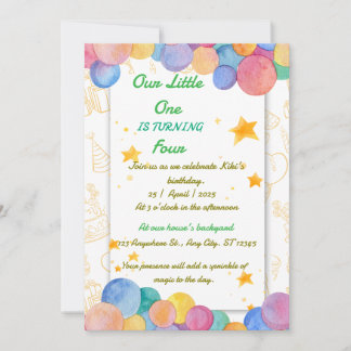 Birthday invitation
