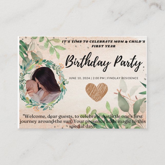 BIRTHDAY INVITATION (Front)
