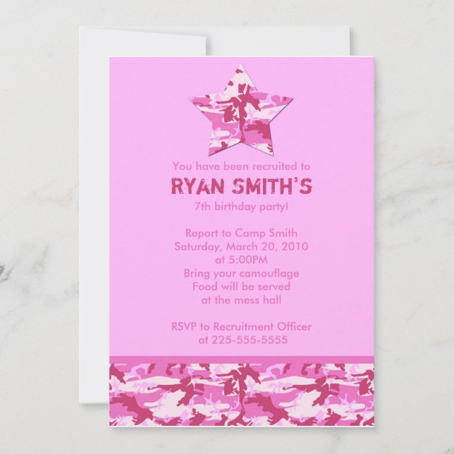 Birthday Invitation (Front)