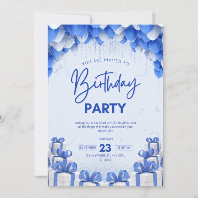 birthday invitation (Front)
