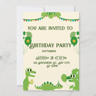  Birthday Invitation