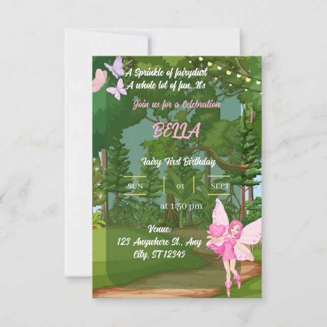 birthday invitation (Front)