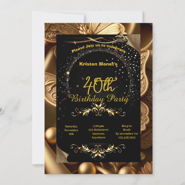 Birthday invitation (Front)