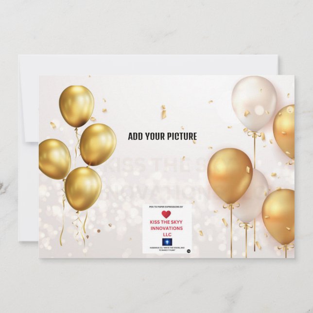 BIRTHDAY INVITATION 1 (Back)