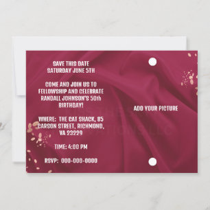 BIRTHDAY INVITATION 2 SAVE THE DATE