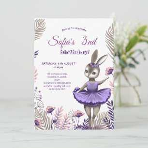 Birthday invitation card.